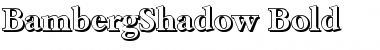 Download BambergShadow Bold Font Title Preview