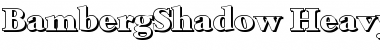 Download BambergShadow-Heavy Regular Font Title Preview