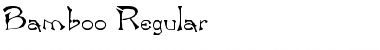 Download Bamboo Regular Font Title Preview