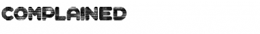 Download Complained Regular Font Title Preview