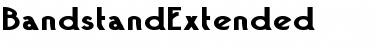 Download BandstandExtended Regular Font Title Preview