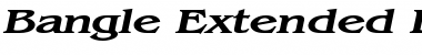 Download Bangle Extended BoldItalic Font Title Preview