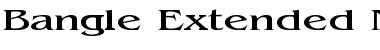 Download Bangle Extended Normal Font Title Preview