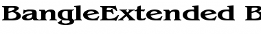 Download BangleExtended Bold Font Title Preview