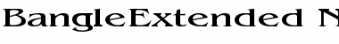 Download BangleExtended Normal Font Title Preview