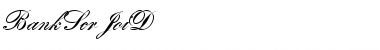 Download BankScrJoiD Regular Font Title Preview