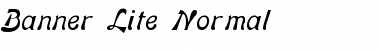 Download Banner Lite Normal Font Title Preview