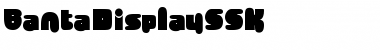 Download BantaDisplaySSK Regular Font Title Preview