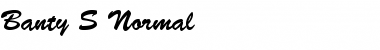 Download Banty S Normal Font Title Preview