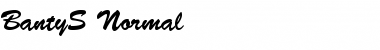 Download BantyS Normal Font Title Preview