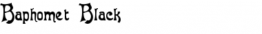 Download Baphomet Black Font Title Preview