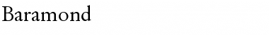 Download Baramond Roman Font Title Preview