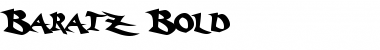 Download Baratz Bold Font Title Preview