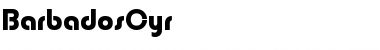 Download BarbadosCyr Regular Font Title Preview