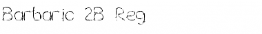 Download Barbaric Regular Font Title Preview