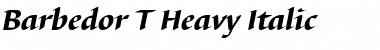 Download Barbedor T Italic Font Title Preview