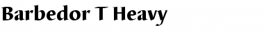 Download Barbedor T Regular Font Title Preview