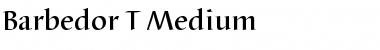 Download Barbedor T Regular Font Title Preview