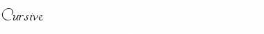 Download Cursive Regular Font Title Preview