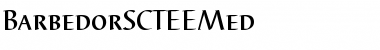 Download BarbedorSCTEEMed Regular Font Title Preview