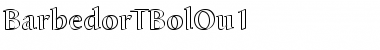 Download BarbedorTBolOu1 Regular Font Title Preview