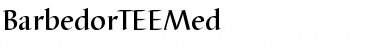 Download BarbedorTEEMed Regular Font Title Preview
