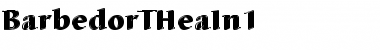 Download BarbedorTHeaIn1 Regular Font Title Preview
