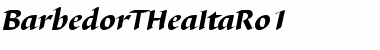 Download BarbedorTHeaItaRo1 Regular Font Title Preview