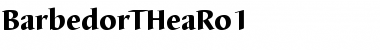 Download BarbedorTHeaRo1 Regular Font Title Preview