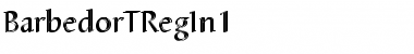 Download BarbedorTRegIn1 Regular Font Title Preview