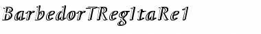 Download BarbedorTRegItaRe1 Regular Font Title Preview