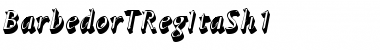 Download BarbedorTRegItaSh1 Regular Font Title Preview