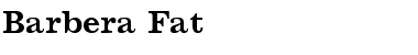 Download Barbera Fat Font Title Preview