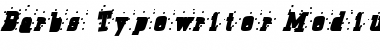 Download Barbs Typewriter Medium Font Title Preview