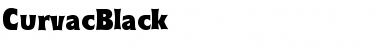 Download CurvacBlack Regular Font Title Preview