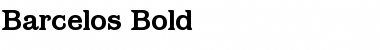 Download Barcelos Bold Font Title Preview