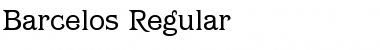Download Barcelos Regular Font Title Preview