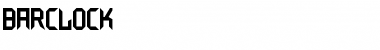 Download BarClock Normal Font Title Preview