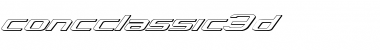 Download Concielian Classic 3D Regular Font Title Preview