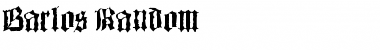 Download Barlos-Random Regular Font Title Preview