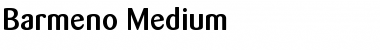 Download Barmeno Regular Font Title Preview