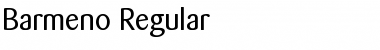 Download Barmeno Regular Font Title Preview