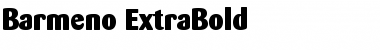 Download Barmeno-ExtraBold Extra Bold Font Title Preview
