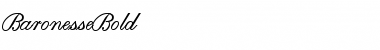 Download BaronesseBold Regular Font Title Preview