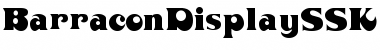 Download BarraconDisplaySSK Regular Font Title Preview