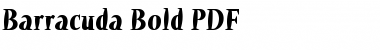 Download Barracuda Bold Regular Font Title Preview