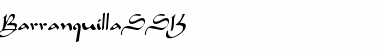 Download BarranquillaSSK Regular Font Title Preview