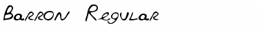 Download Barron Regular Font Title Preview