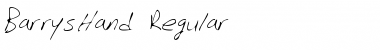 Download BarrysHand Regular Font Title Preview