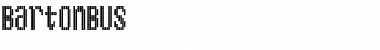 Download BartonBus Regular Font Title Preview